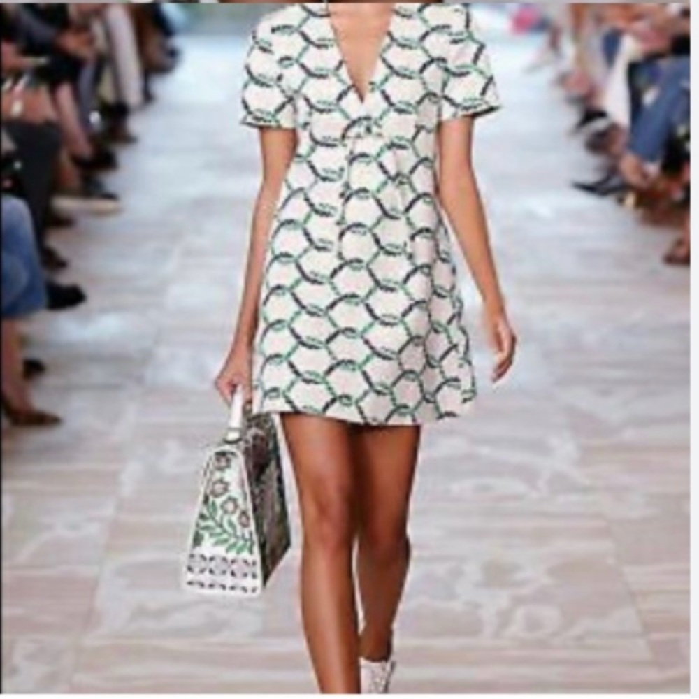 Tory Burch Court Green Aisle Rope Dress